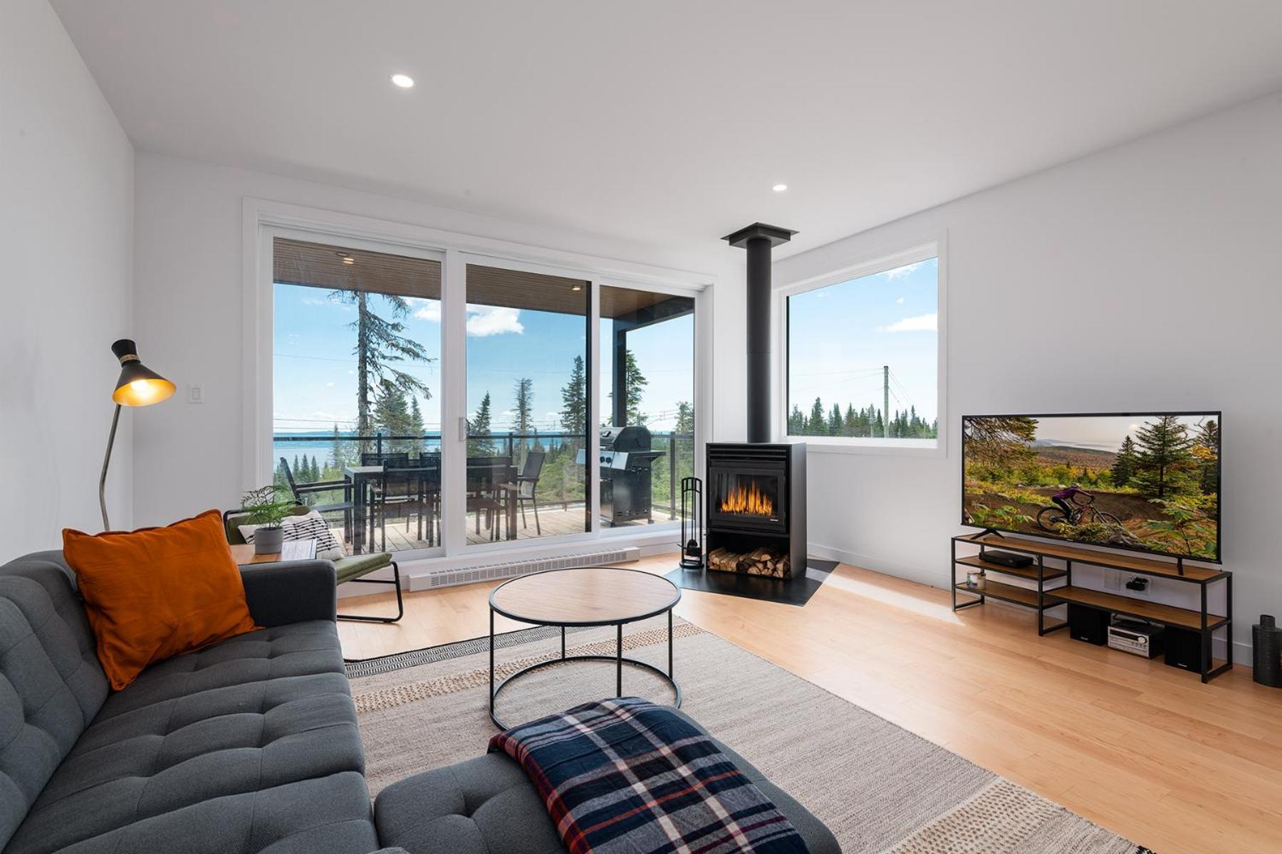 Les Chalets Du Massif De Charlevoix Petite-Riviere-Saint-Francois Δωμάτιο φωτογραφία
